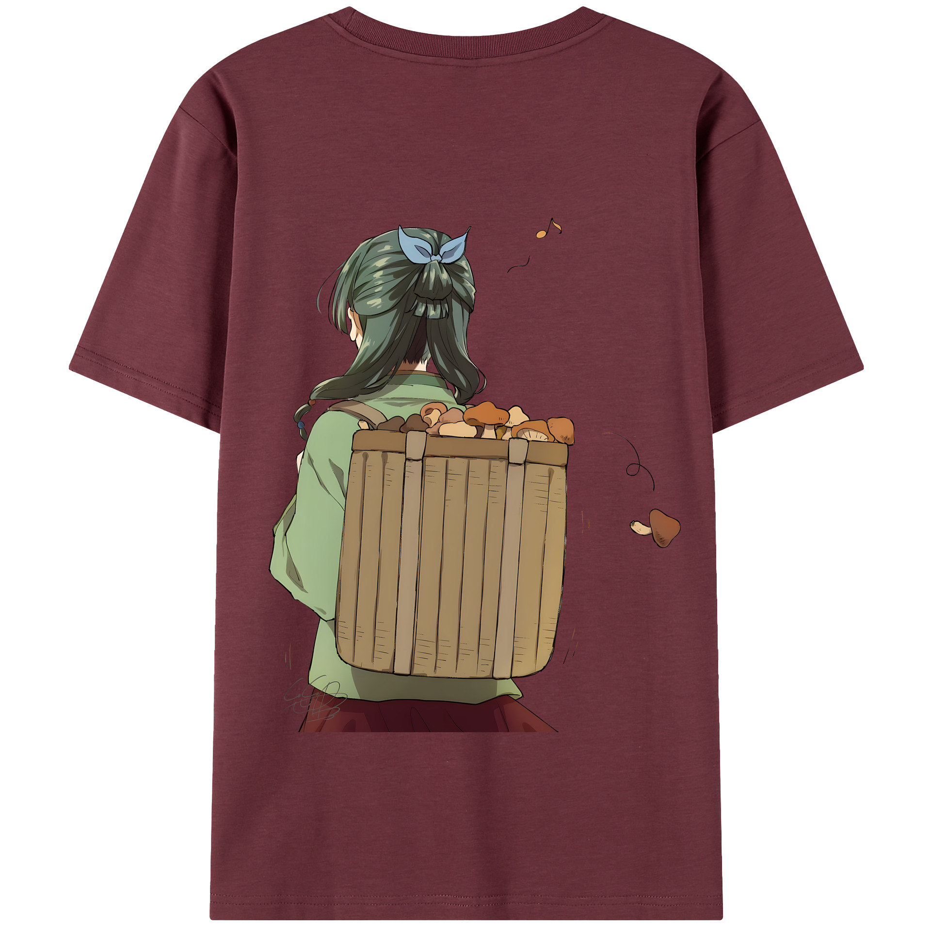 （画像用） 薬屋のひとりごと The Apothecary Diaries 綿100％半袖Tシャツ（背面プリント）